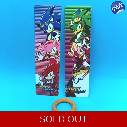 Sonic the Hedgehog - Sonic Riders aluminium bookmark